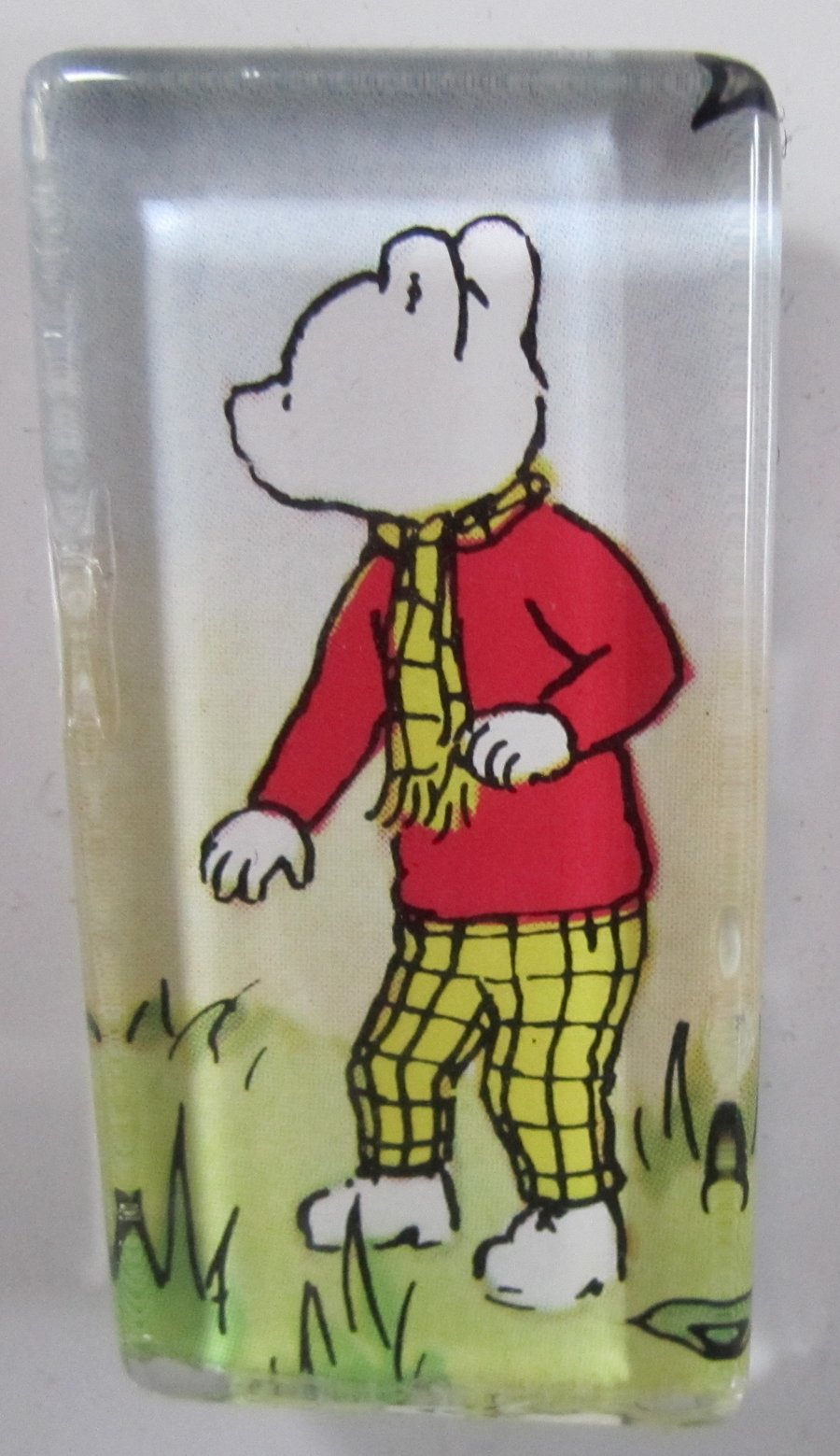 Original Rupert the Bear Annual 1966 picture - Handmade glass magnet