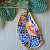 William Morris design oyster shell hanging decoration home decor letterbox gift