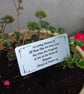 Custom Memorial Stake Grave-Tree Marker-Grave Plaque - Image 2