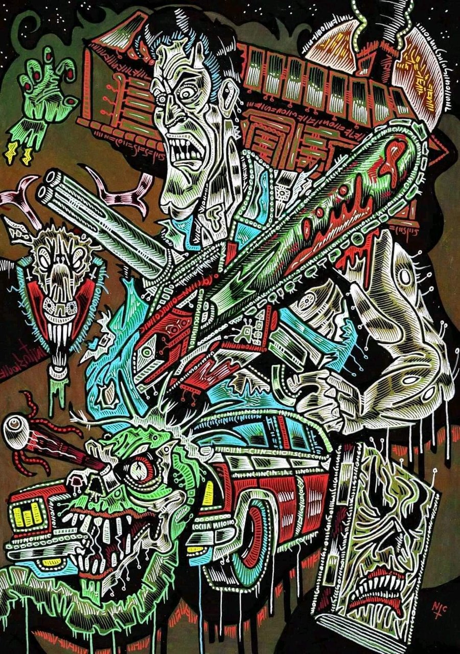 EVIL DEAD FAN ART PRINT