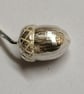 Acorn pendant made from Sterling Silver with chain - Image 4