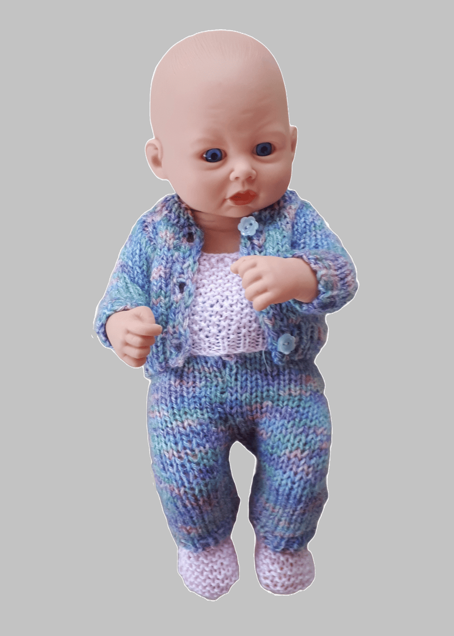 KNITTING PATTERN PDF Tracksuit Set for Baby Doll