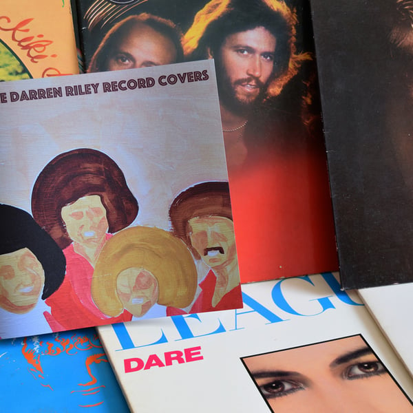 Some Darren Riley Record Covers - the book!
