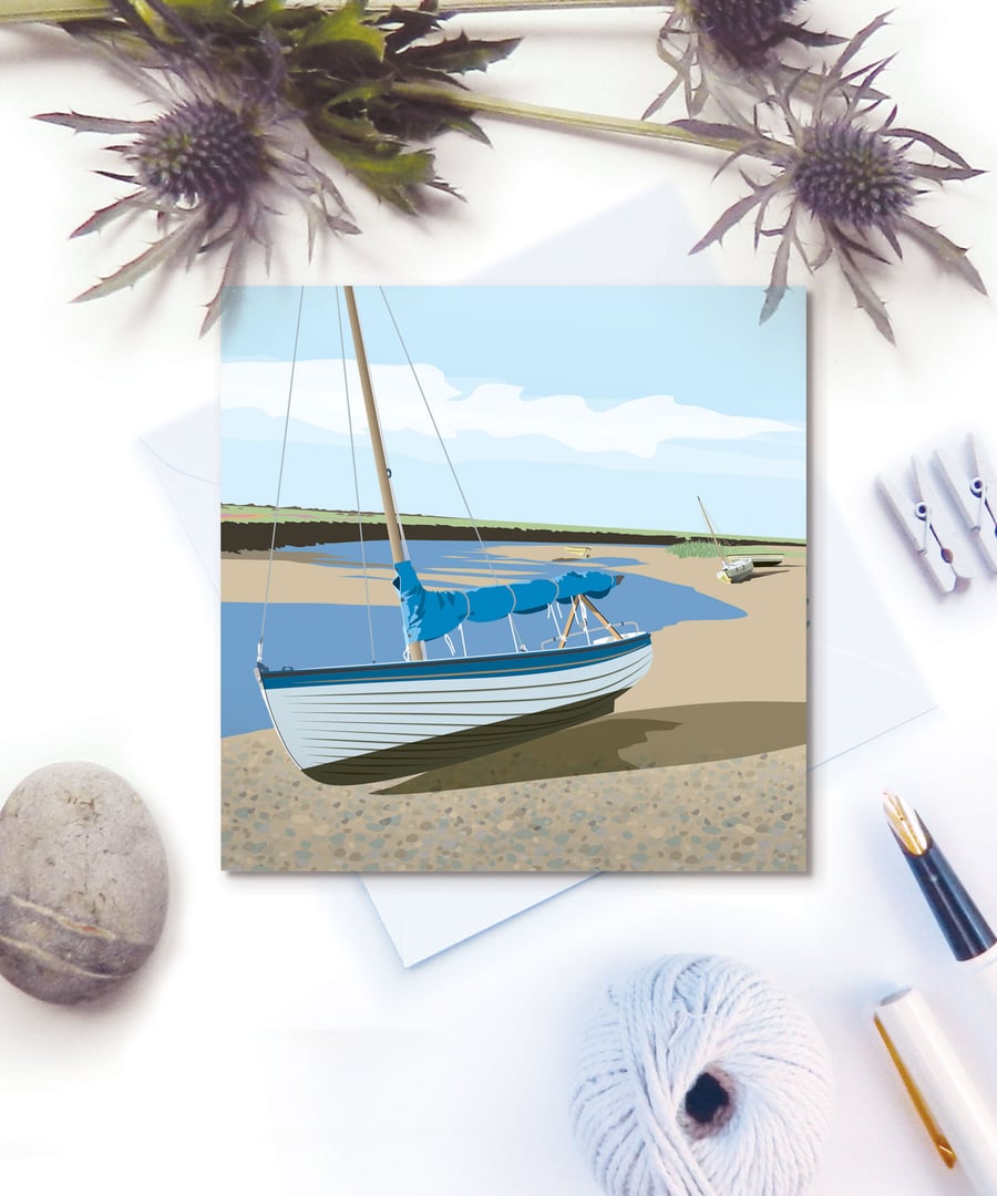The Estuary Card - sailing, sail boat, Fathers Day