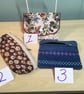 Small Gift for Friend or Family. Zipped Bag, Buttoned Handy Dandy Pouch