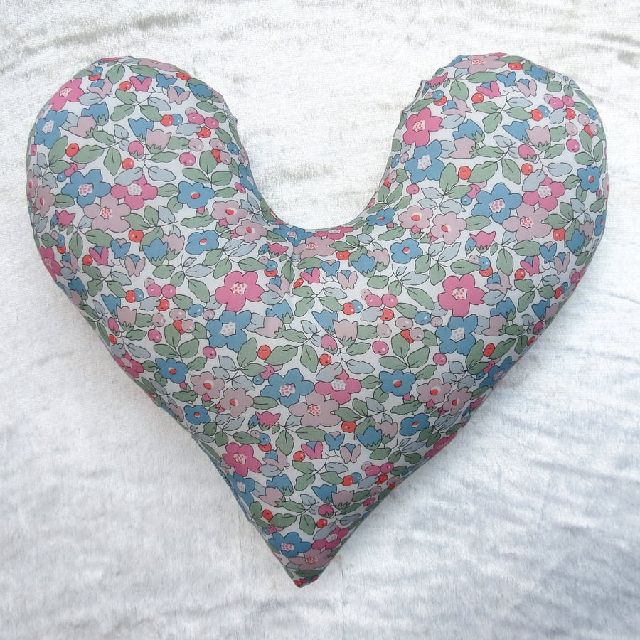 Mastectomy pillow.  Breast surgery pillow.  Made from Liberty Lawn. 