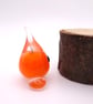 small orange glass wisp figure - Image 3