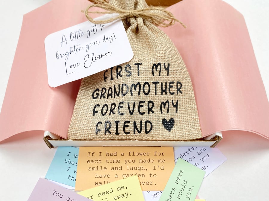 A Keepsake Bag of 31 Grandmother Quotes - Nan Nanny Nana Grandma Gifts