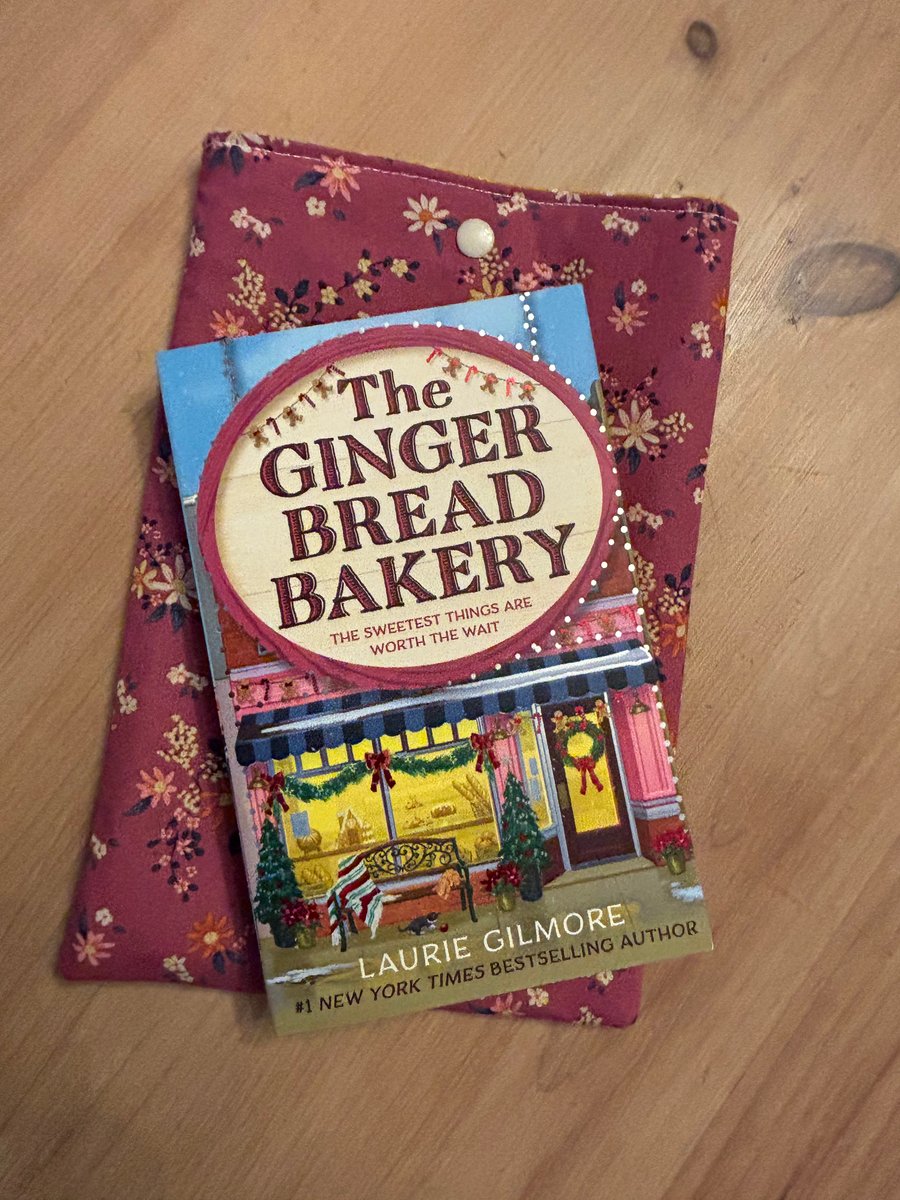 Handmade Tilda book sleeve Floral 