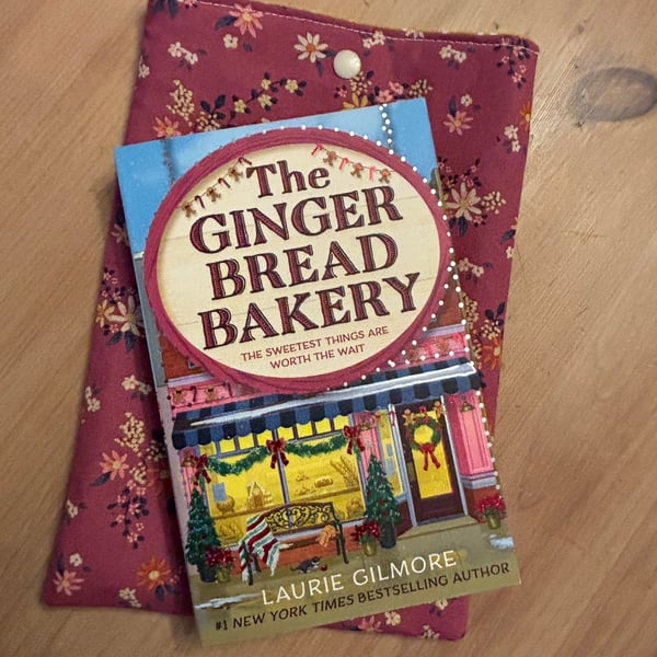 Handmade Tilda book sleeve Floral 