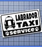 Labrador TAXI SERVICE Car Sticker Decal, Bumper vinyl  - Image 7