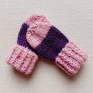 KNITTING PATTERN PDF Colour Block Baby Mittens 