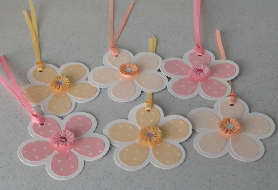 Quilled gift tags, any occasion, set of 6