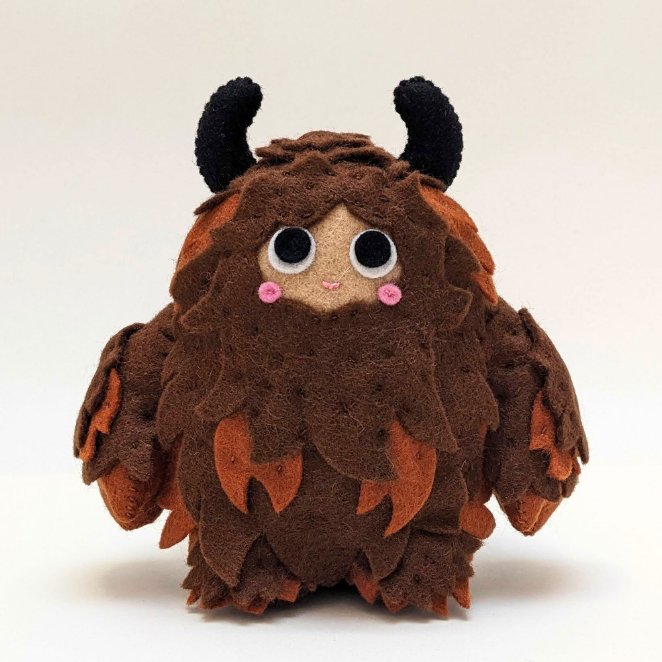 A Forest Creature - Wool Felt Sculpture