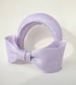 Lilac Fascinator Headband with Bow for Weddings, Ascot, Race Day, Occasions - Image 9