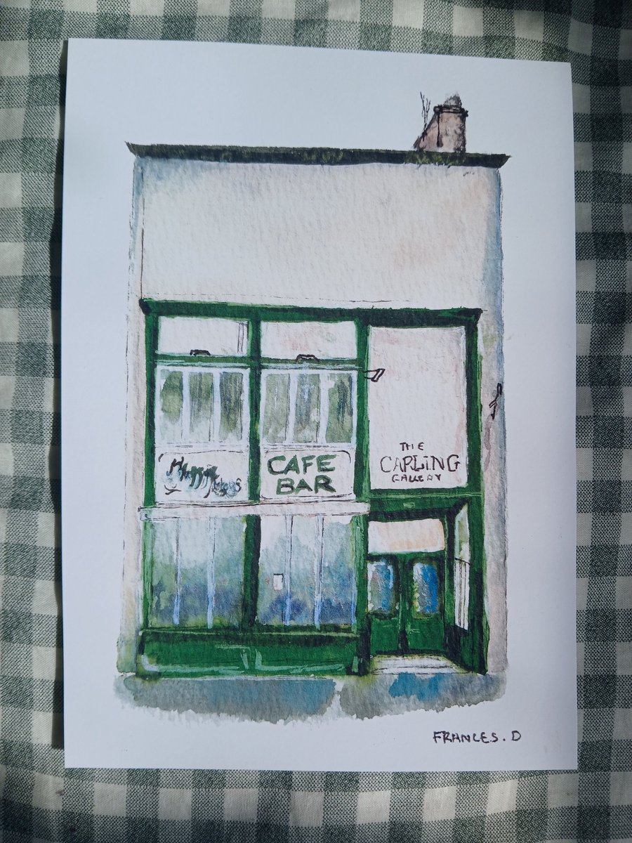 Maggie Mays Cafe Liverpool watercolour print