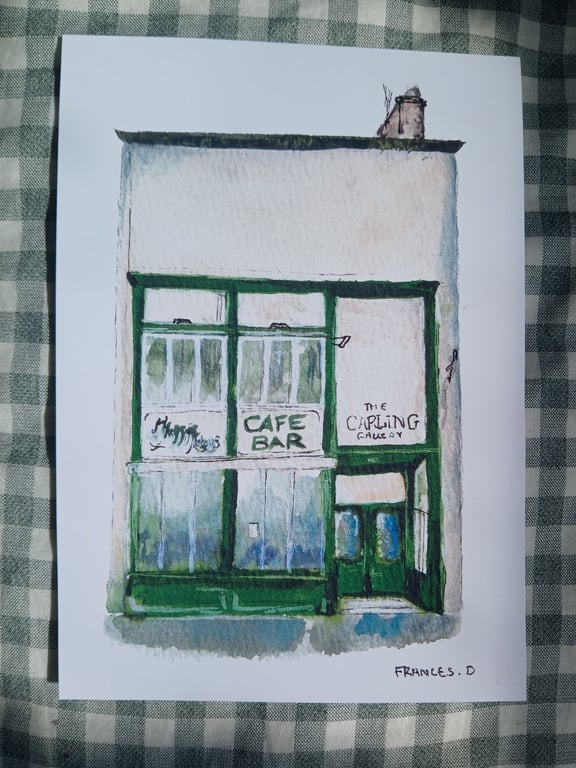 Maggie Mays Cafe Liverpool watercolour print