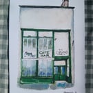 Maggie Mays Cafe Liverpool watercolour print