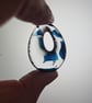Fused Glass Teardrop Pendant - Medium - Image 2