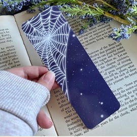 Spiders Web Spooky Bookmark