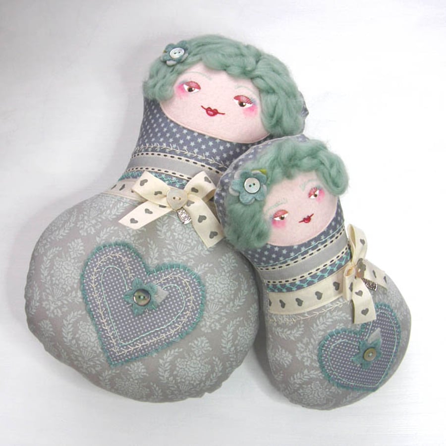 A Pair of Rag Dolls, Anna and Alina