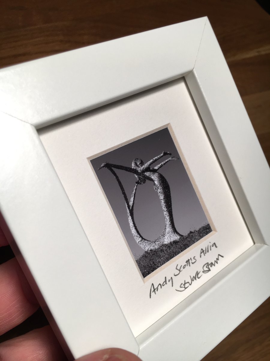ANDY SCOTT'S ARRIA mini signed and framed print 