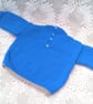 Child's Jumper with Contrasting Colour at Hem and Cuffs, Baby Shower Gift - Image 2