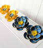 Big and bold flower studs