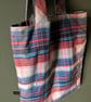 Upcycled Material Reversible Tote Bag - Image 5