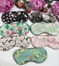 100% Mulberry Silk Ultra Soft Eye Mask - The Whtie Rose - Image 2