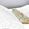 Handmade leather bookmark 