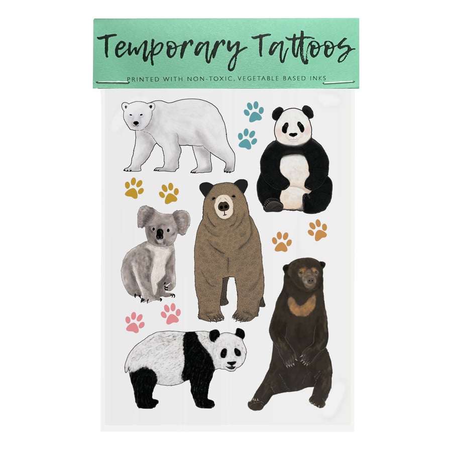 Temporary Tattoos: Bears