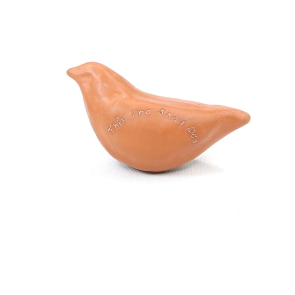 This too shall pass Bird sculpture stress relief and good vibes