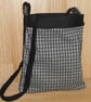Small Messenger, Crossbody. Unisex bag. Shoulder bag. Black - Image 1