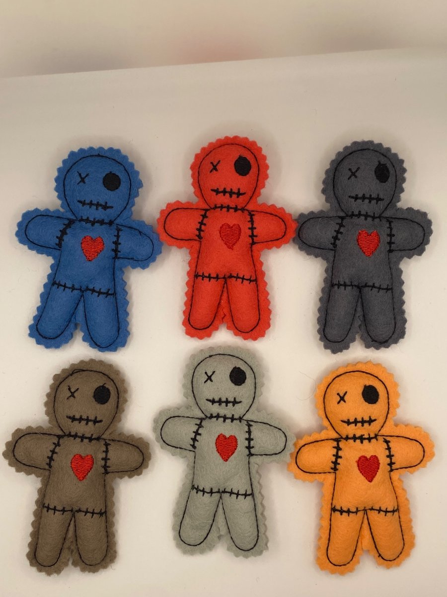 Little felt voodoo doll