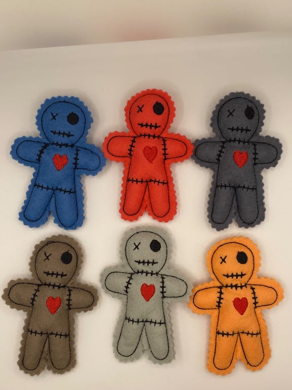 Little felt voodoo doll