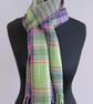 Handwoven Merino Wool Tartan Scarf - Image 4