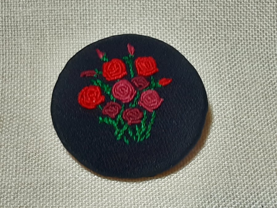 Rose brooch