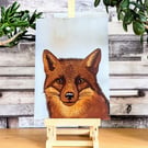 Red Fox. Oxide metal wall art by Adam Clarke