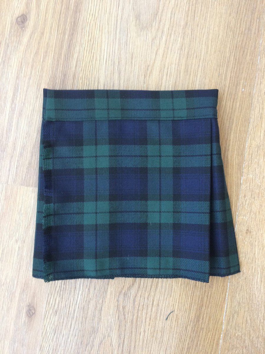 Black Watch Tartan Kilt for babies , children