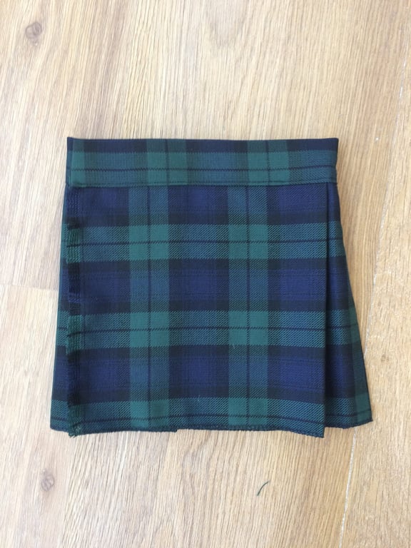 Black Watch Tartan Kilt for babies , children