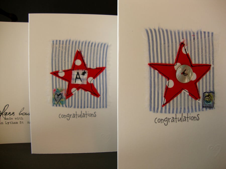 star congratulations card