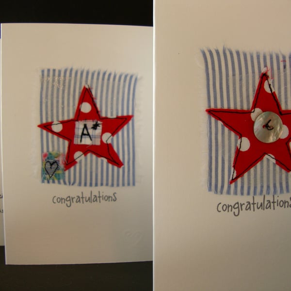 star congratulations card