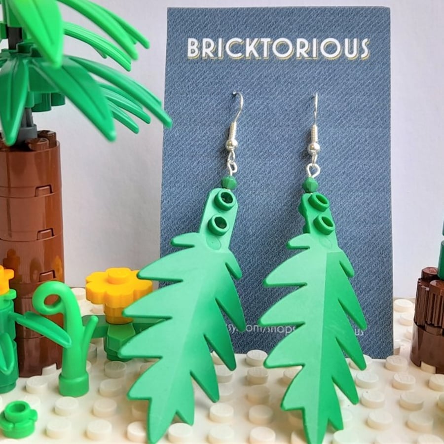 Lego Jungle Leaves Earrings