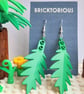Lego Jungle Leaves Earrings - Image 1