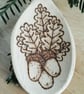 Three pyrography acorn & oak leaf wooden spoons - Image 7