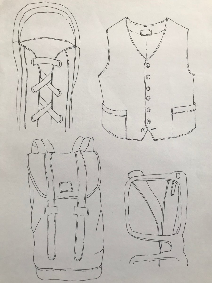 (FASH53) Hand drawn artwork: fashion 53