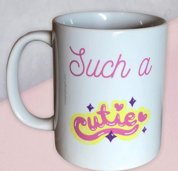 Such A Cutie Mug. Birthday, Christmas gift for Girlfriend or Boyfriend