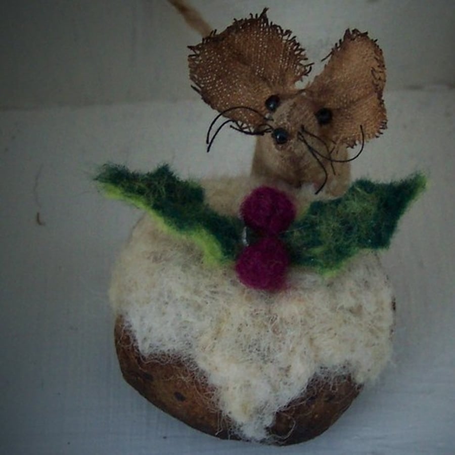 Christmas Pudding and Miss Mouse