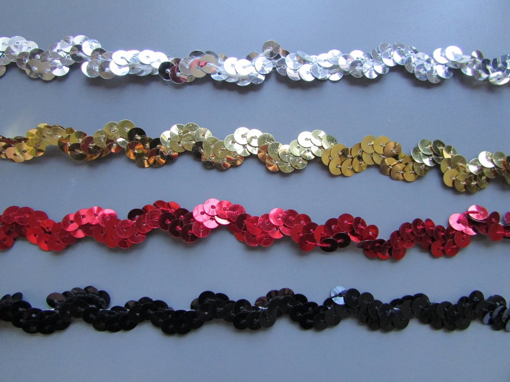 Ric Rac Sequin 1cm Braid Trim Sold By The Metre